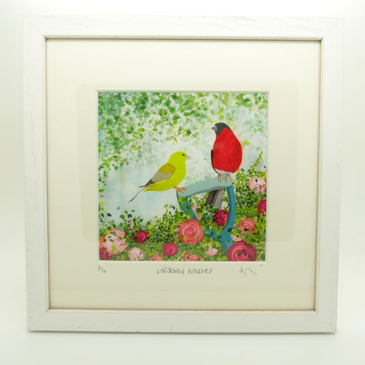 Helen Wylie - Gardening Finches