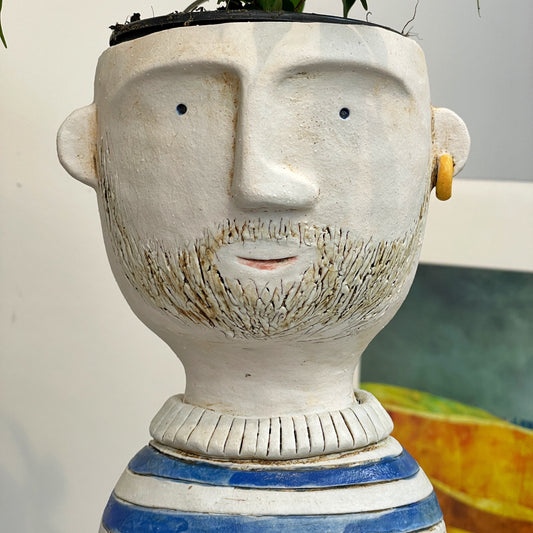 Sarah Jones Morris - Ceramic head He/Him