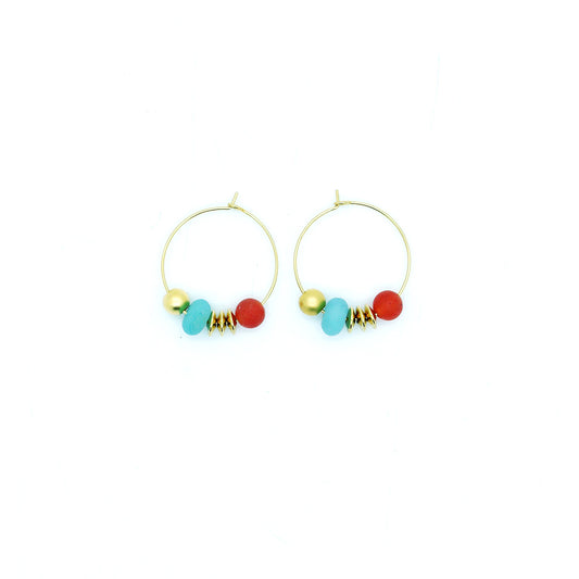 Brass & Bold - Hoop earring