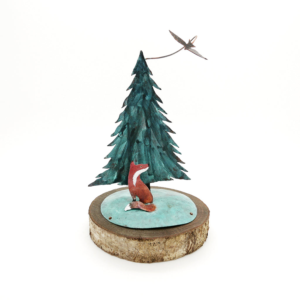 Esther Smith - Fox, tree & Bird