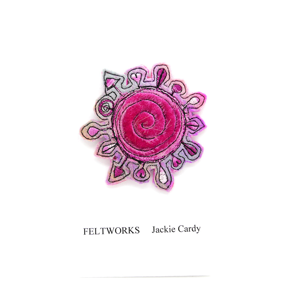 Jackie Cardy - Pink Brooch