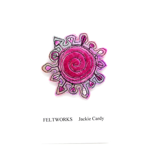 Jackie Cardy - Pink Brooch