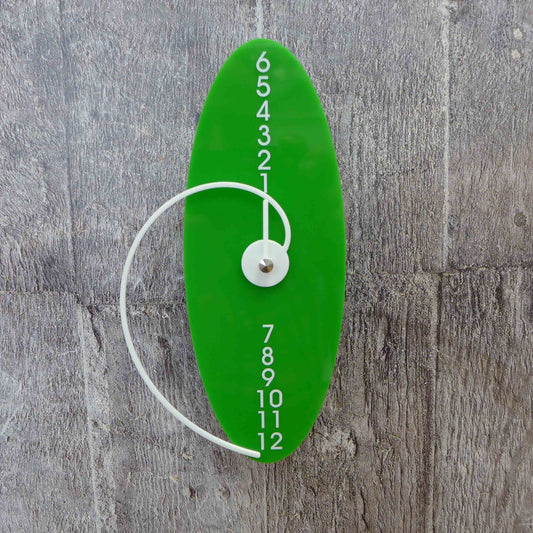 Robert Darwen - Green Oval Clock