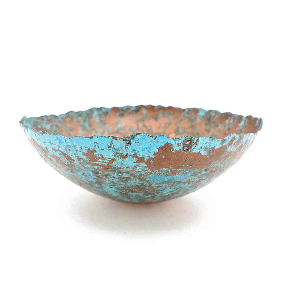 Stephanie Hopkins - Patinated Copper Bowl